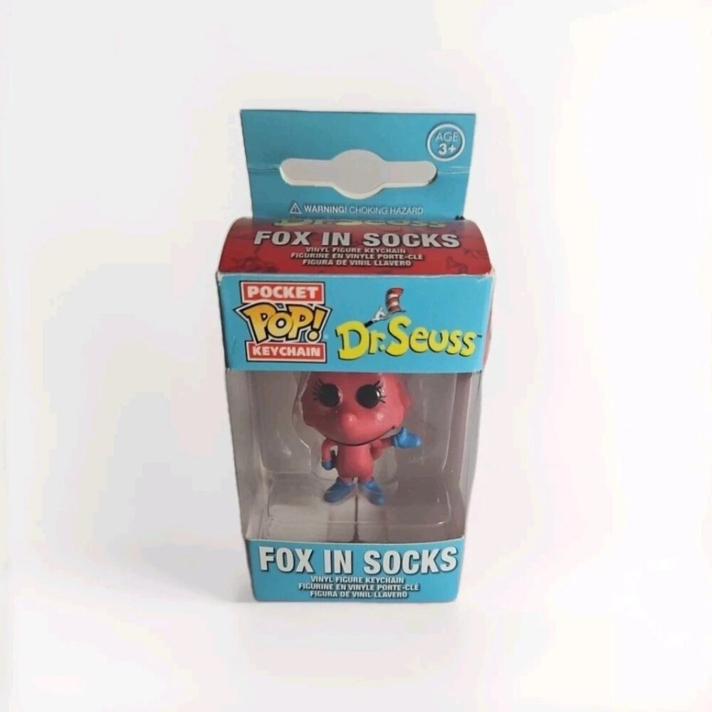 Funko Pocket Pop! | Dr. Seuss | Fox In Socks | Keychain